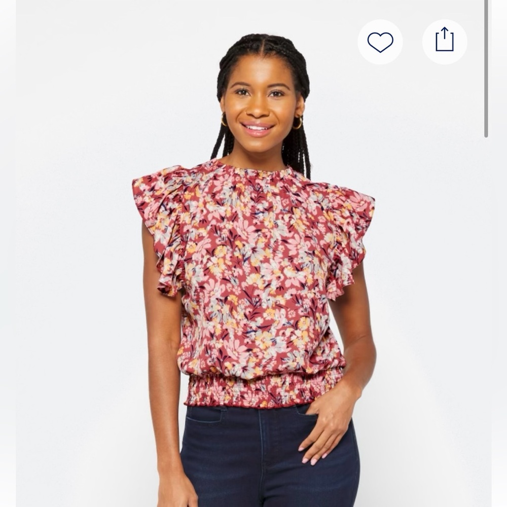 Flutter Sleeve Blouse